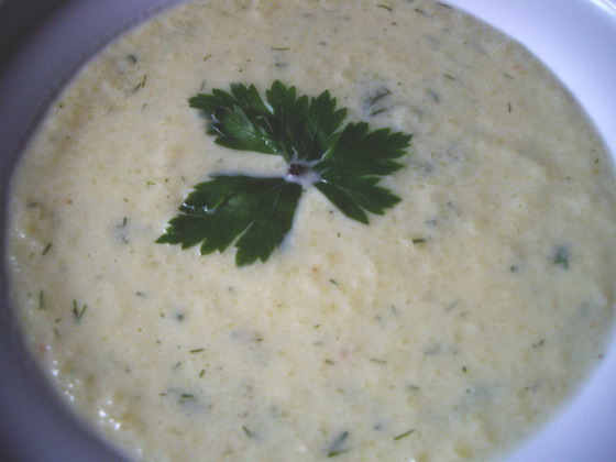 картофельный суп-пюре с тыквой
