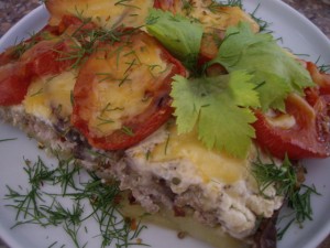 zapekanka iz smesi ovowej i farwa