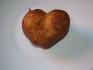 картошка сердечко