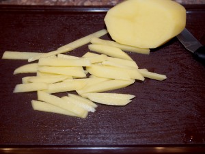 картошку соломкой