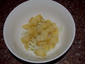 картошка и лук