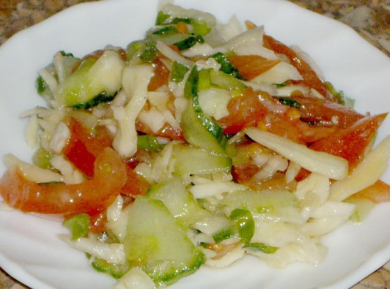 салат овощной