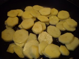 кружочки картофеля