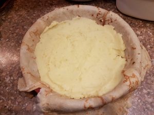 слой картофельного пюре