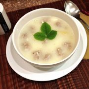 картофельный суп с фрикадельками